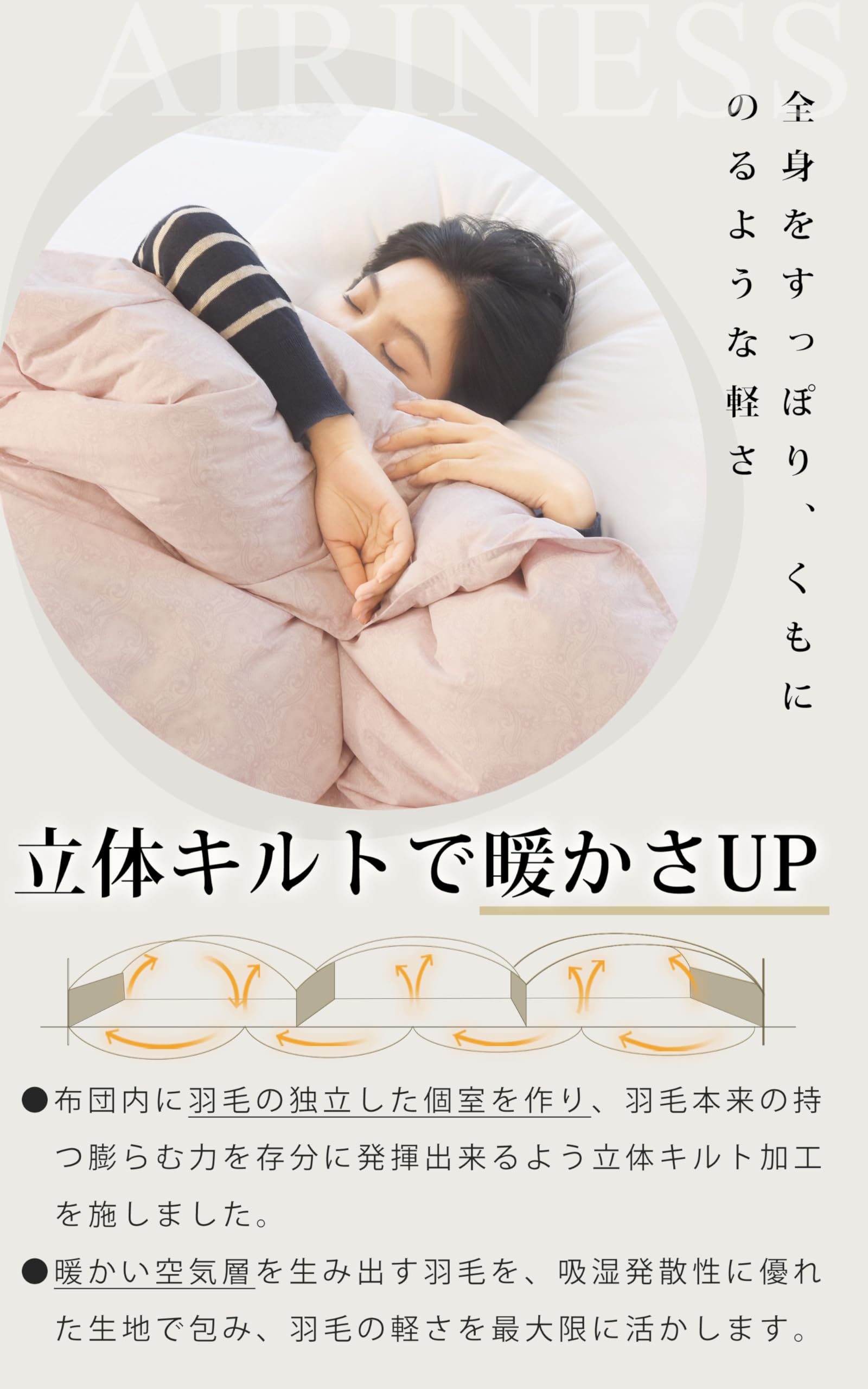 Amazon｜【防寒対策】GOOSEA 日本製 羽毛布団 冬用 シングル ホワイト